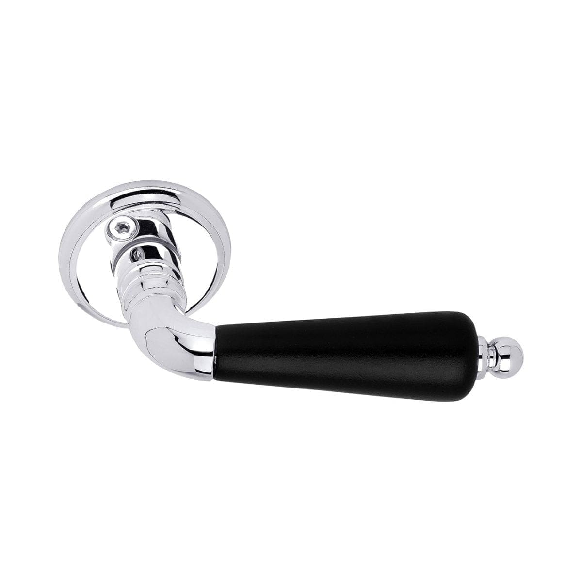 Dörrhandtag Balder krom / svart