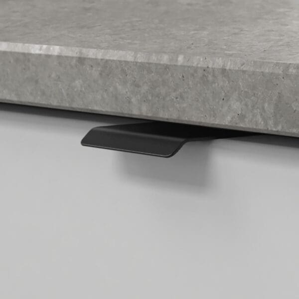 Profilhandtag curve matt svart 343472 11 32 mm ncs s 3000 n noble concrete grey