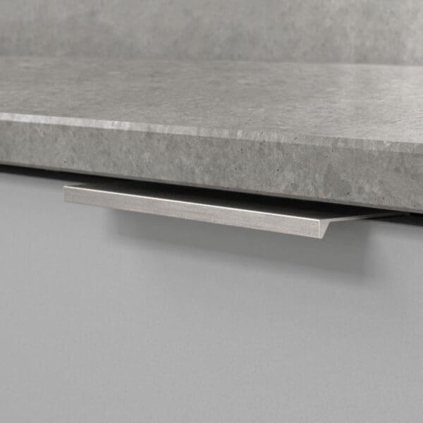 Profilhandtag slim 4025 rostfri look 305182 11 136 mm ncs s 4500 n noble concrete grey