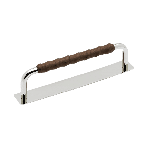 Handtag Royal Deluxe fornicklad brun 336235 11 cc 128 mm