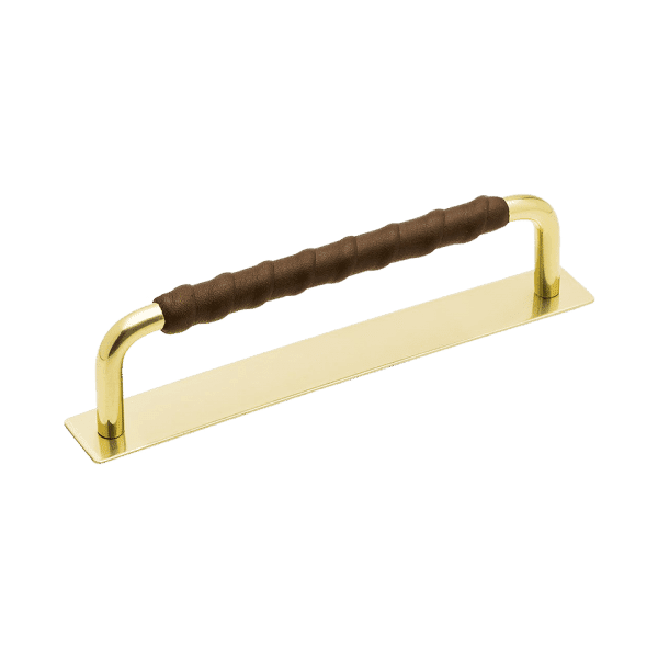 Handtag Royal Deluxe massing polerad brun 336230 11 cc 128 mm