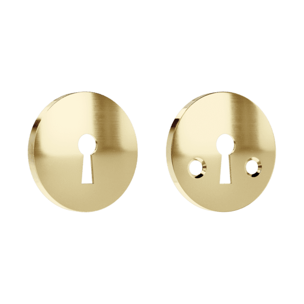Haboselection keyhole escutcheon brass 18091 double