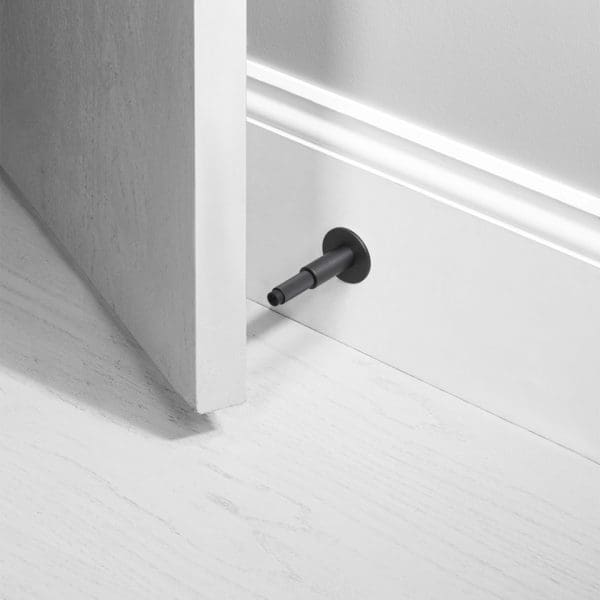 BP Door Stop Mounted Smoked Bronze