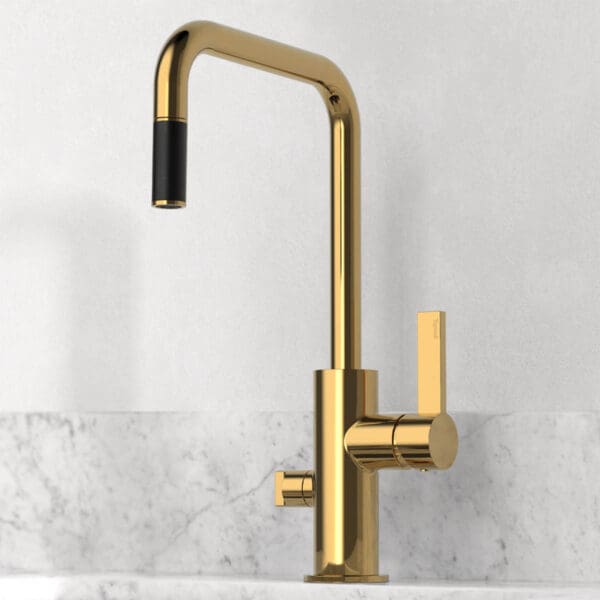 tapwell koksblandare arm887 honey gold 9421259 marmor carrara ny
