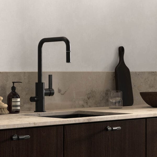 tapwell koksblandare arm887 mattsvart 9421087 valnot jura grey