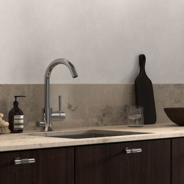 tapwell koksblandare evo184 krom 8308928 valnot jura grey