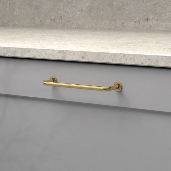 Kokshandtag 1353 polerad massing 33062 11 cc 128 mm ncs s 4500 n marmor carrara