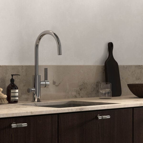 tapwell koksblandare arm184 krom 9421048 valnot jura grey