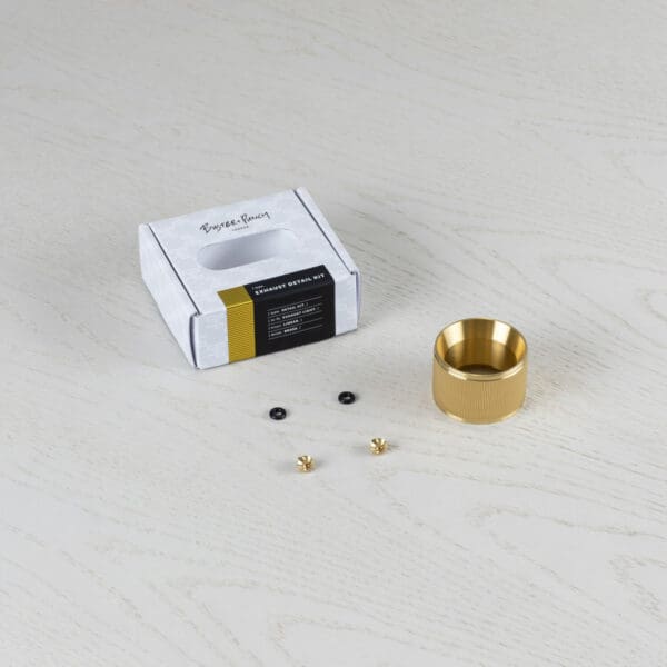 BP Unboxing CE Exhaust Detail Kit Brass Web Square