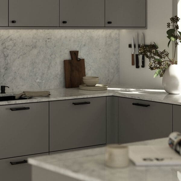 marmor bianco carrara pull bar cross svart furniture knob cross svart