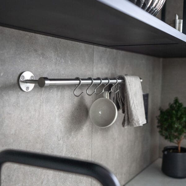 Beslag Design Koksreling Aveny Rostfri 1068209