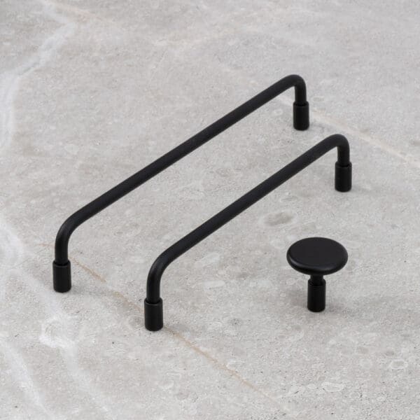 Beslag Design Handtag Knopp Spira Matt Svart 1